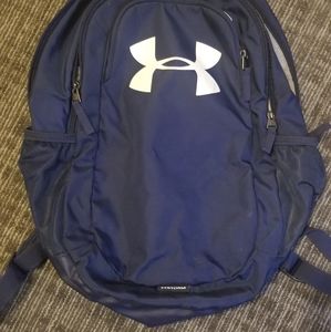 navy blue underarmor backpack